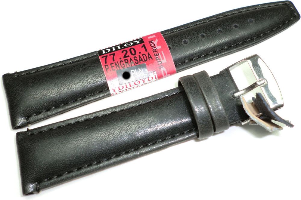 Diloy Skórzany pasek do zegarka 20 mm Diloy 77.20.1