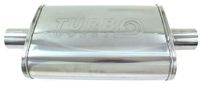 Tłumik Środkowy 89mm TurboWorks LT 304SS 355mm