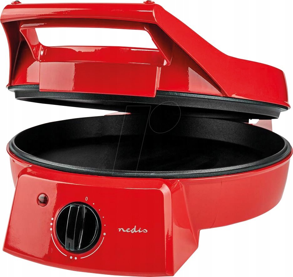 Nedis Nedis FCPM100FRD urządzenie do wypieku pizzy 1 pizza(e) 1800 W Czarny, Czerwony