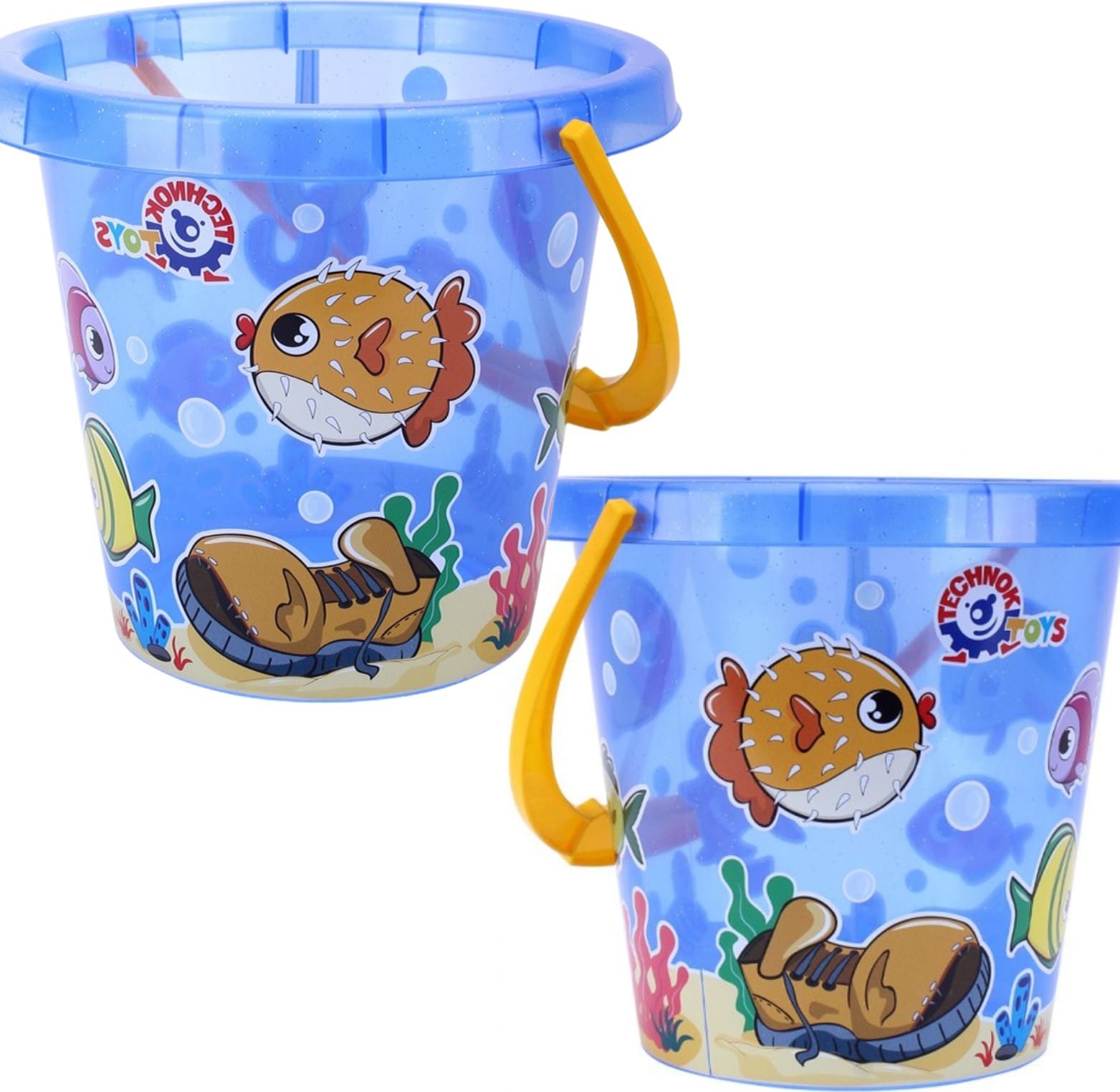 Wiaderko Wiadro Na Plażę Do Piasku Wody Wygodny Uchwyt Zestaw Dla Dzieci