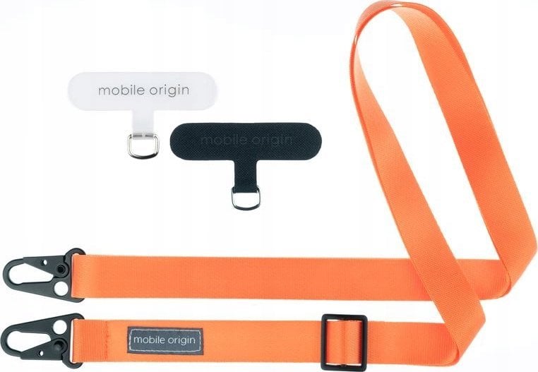 Mobile Origin Lanyard tape 25mm, Orange, 84 - 165cm