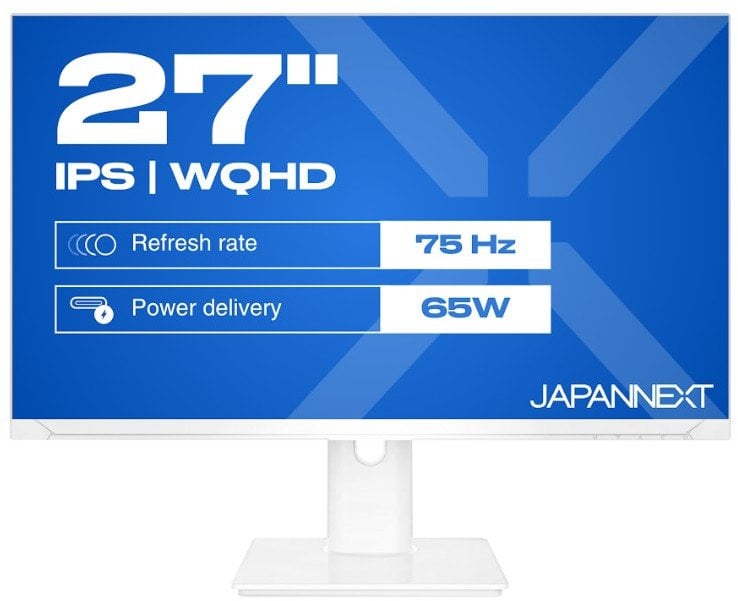 JAPANNEXT 68,5cm JN-IPS270WQHD75F-C65W-HSP-W HDMI/DP WQHD