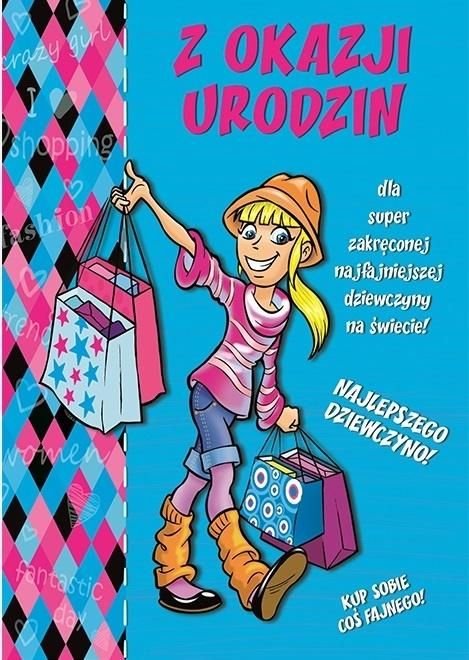 Stamp Karnet Young B6 + koperta wzór nr 001 Urodziny