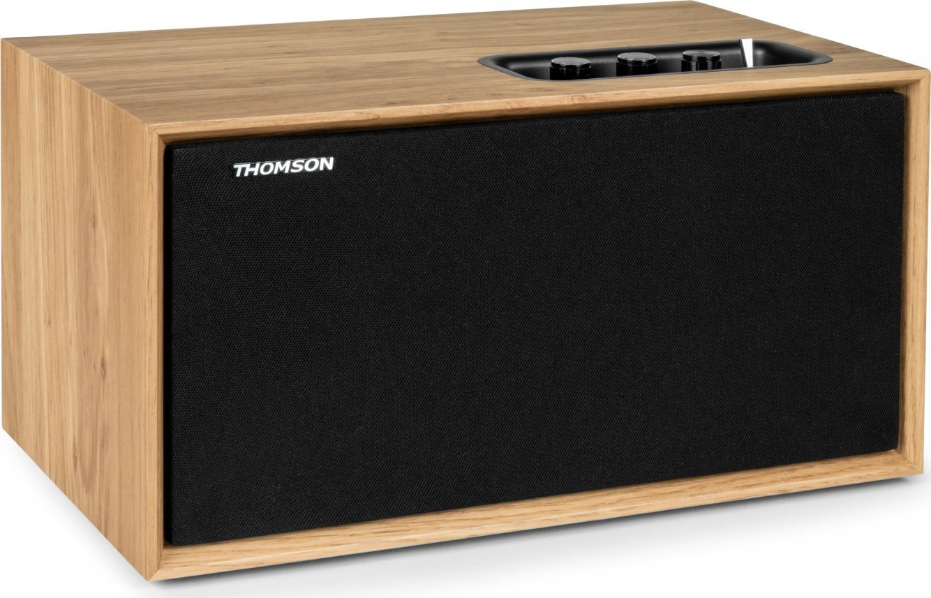Głośnik Thomson Thomson Głośnik drewniany COSY Bluetooth 100W