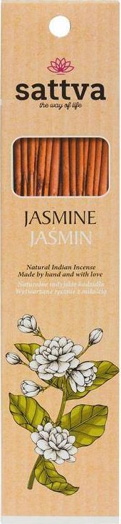 Sattva Natural Indian Incense naturalne indyjskie kadzidełko Jaśmin 15szt.