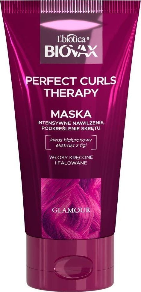 Lbiotica Biovax Glamour Perfect Curls Therapy maska do włosów kręconych i falowanych 150ml