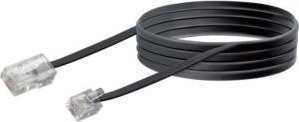 Schwaiger Modem-Kabel RJ11 Schwaiger 6P2C -> RJ45 8P2C 3m schwarz - TAL6631533