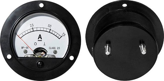 Blow 51-075# Miernik analog.amper.okr. 7.5a+bocz