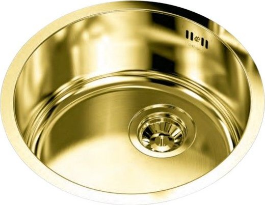 Zlewozmywak Foster Foster 1130869 Okrągła komora podwieszana D38 Gold