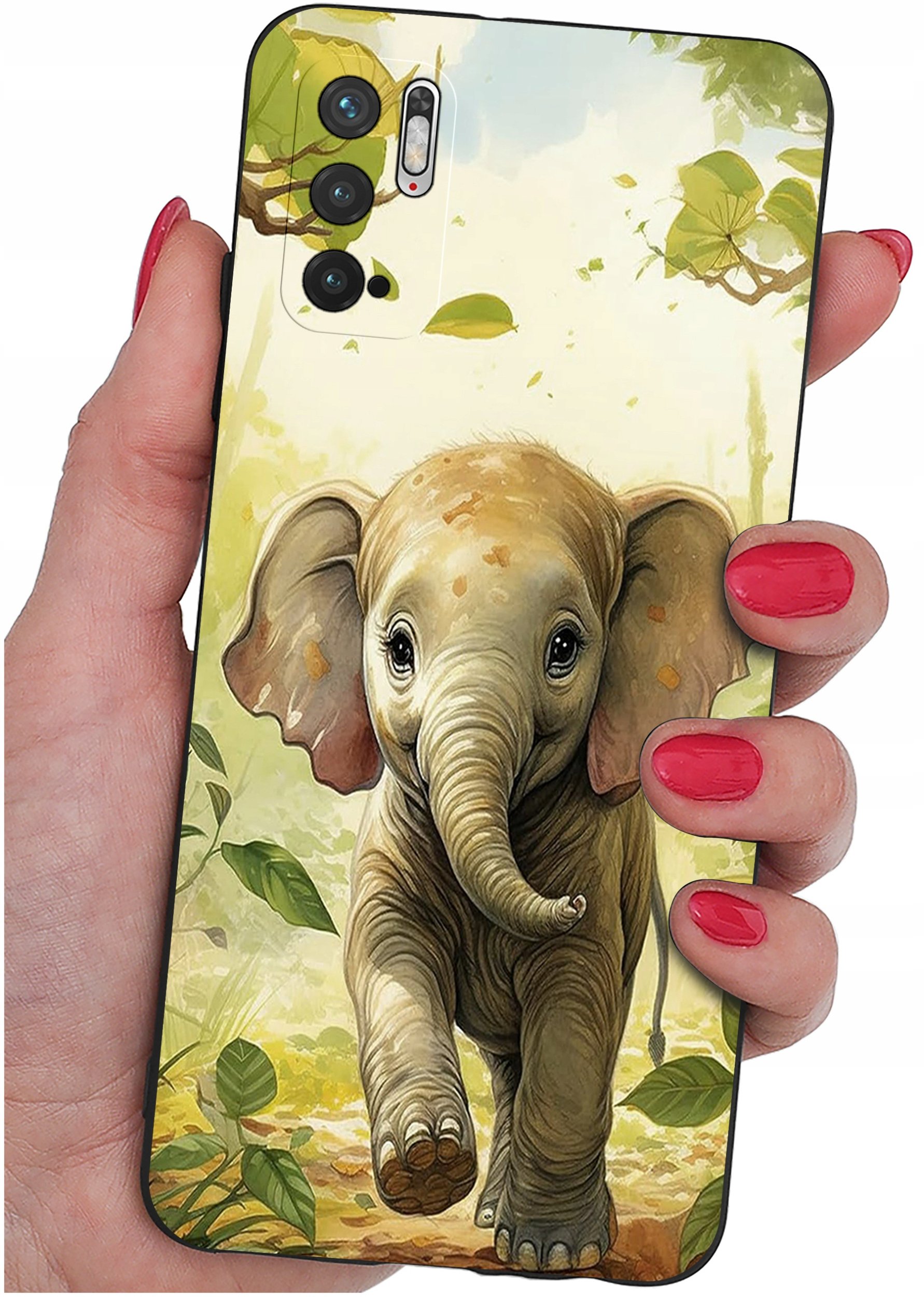 ETUI do Xiaomi Redmi Note 10 5G | WZORY | SILIKONOWE MATT CASE + SZKŁO 9H