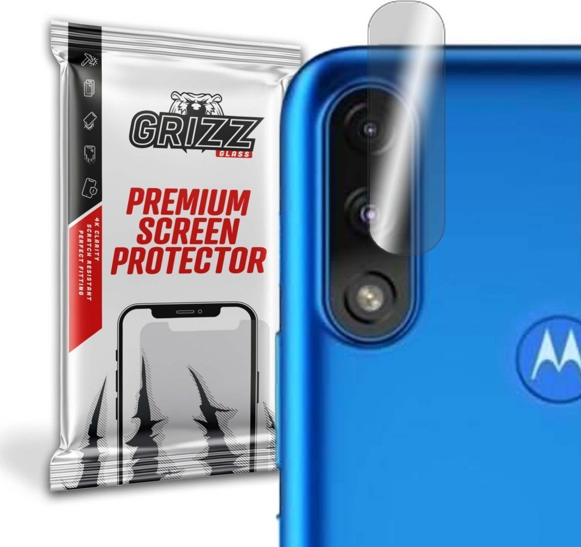 GrizzGlass Szkło hybrydowe na aparat Grizz Motorola Moto E7 power