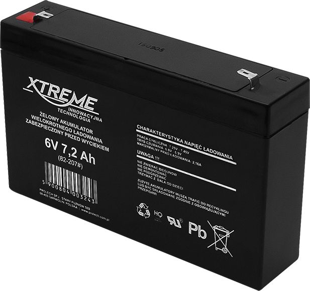 Xtreme Akumulator 6V 7200mAh (82-207#)