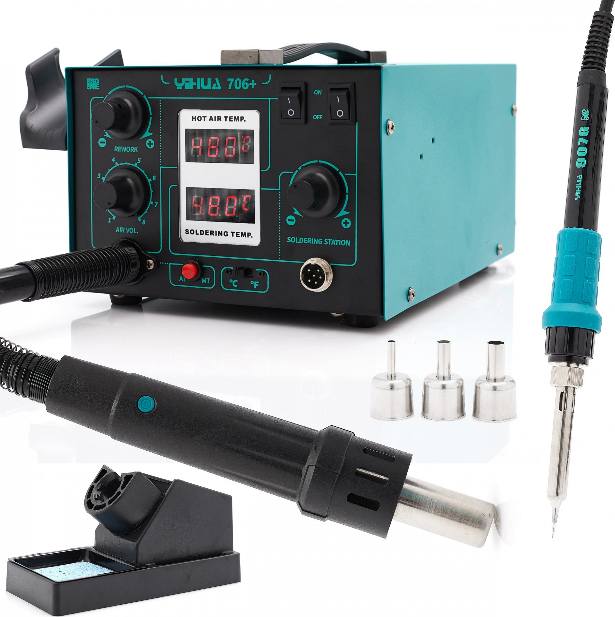 Techrebal SPAWARKA DO PLASTIKU 706+ ZESTAW ZSZYWACZ ZSZWYKI