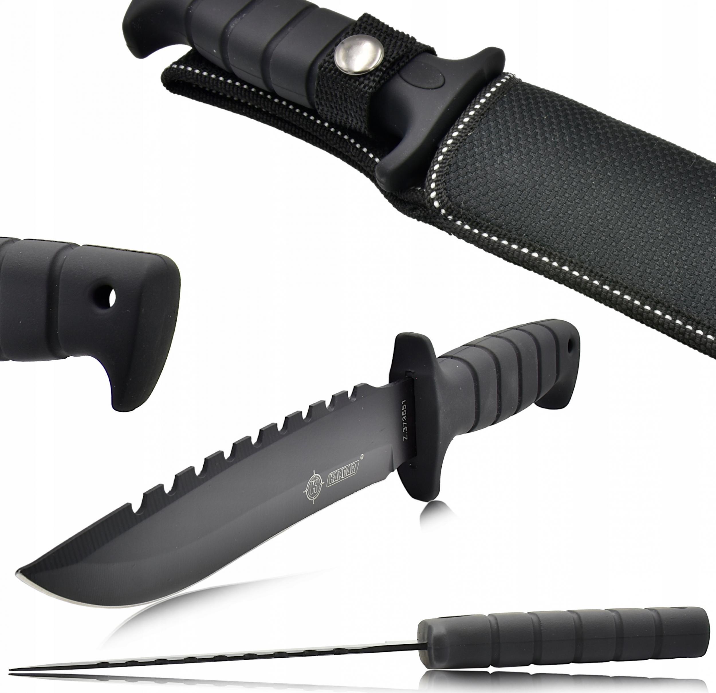 Kandar Nóż Taktyczny Wojskowy Survival Pokrowiec