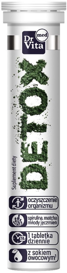 DR VITA_Med Detox suplement diety tabletki musujące 20 sztuk