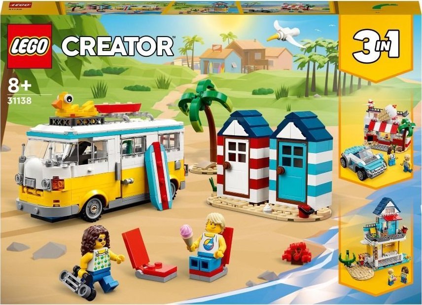 LEGO Creator Kamper na plaży (31138)