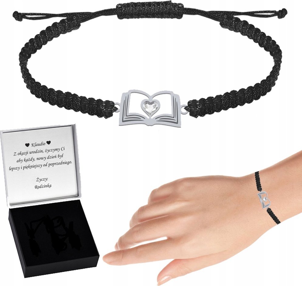 Radziszewska Jewellery Książka Bransoletka Srebrna na Makramie