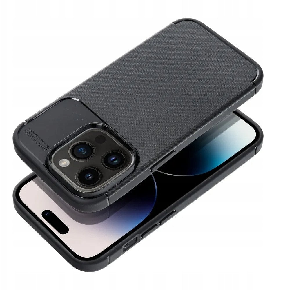 Futerał CARBON PREMIUM do IPHONE 16e (SE 4 2025) czarny