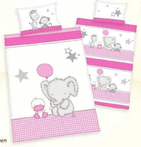 Herding SŁOŃ SŁONIK ZWIERZĘTA POŚCIEL 135X100 BAWEŁNA