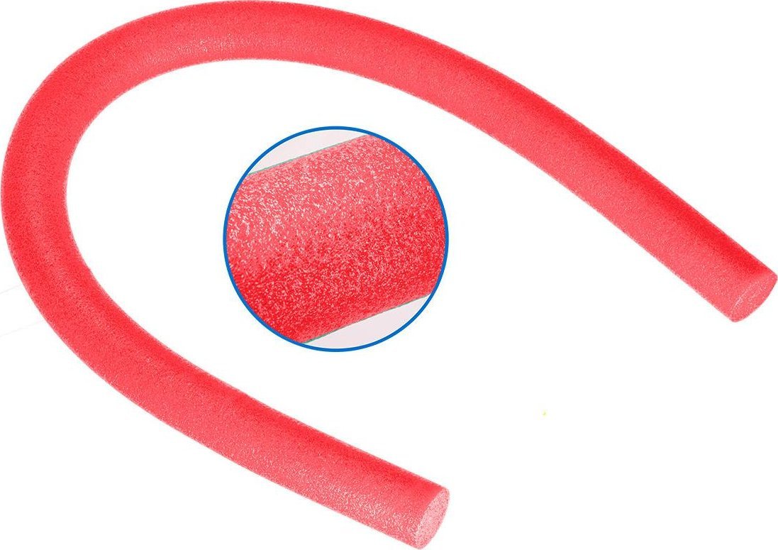 MAKARON NOODLE DO NAUKI PŁYWANIA NA BASEN COMFY CZERWONY