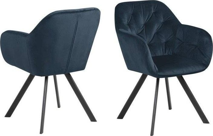 Actona Krzeslo do jadalni Lola niebieski