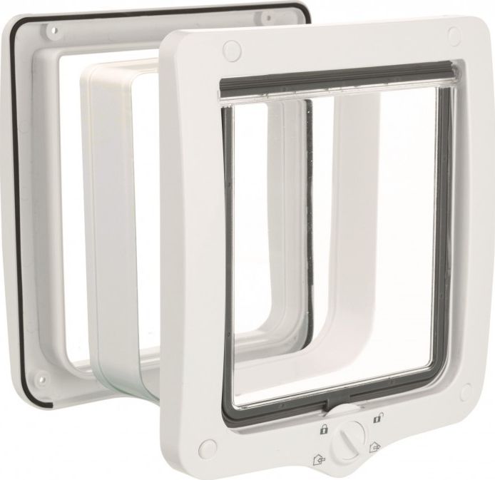 Trixie Drzwi dla kota 4-WAY z tunelem 24 x 28 cm (TX-44241)