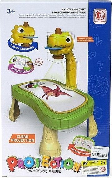 Projektor na baterie wymienne obrazki, akcesoria