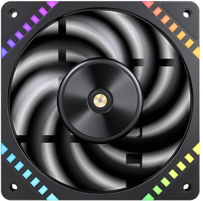 Wentylator Jonsbo Wentylator Reverse Blade PWM, ARGB - 120mm, czarny