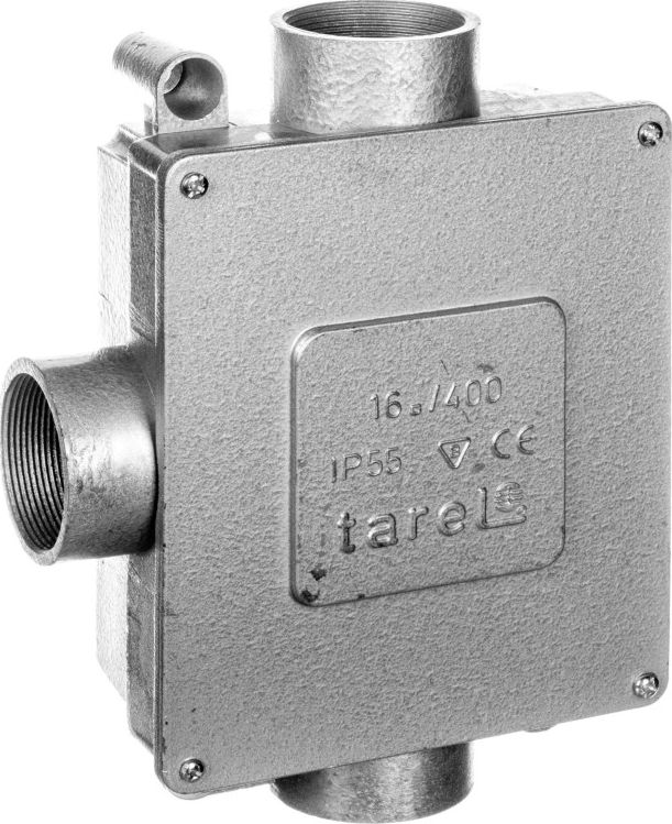 Tarel Puszka odgałęźna metalowa 5-torowa 16mm2 3 wejścia IP55 068-V - 068-V