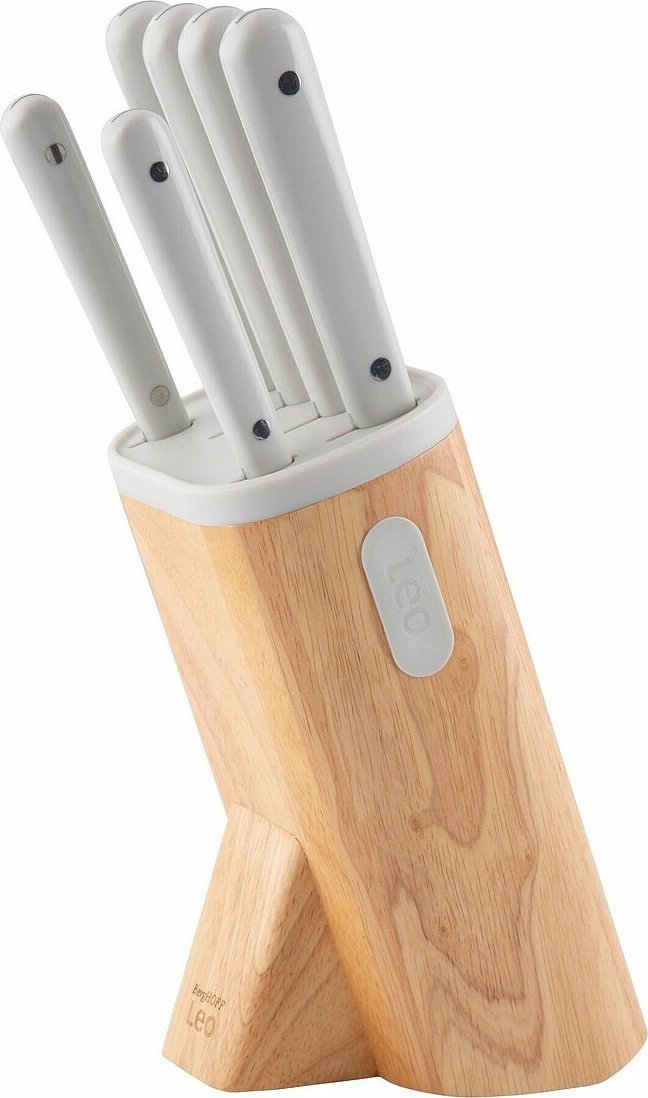 Berghoff Zestaw noży w bloku Berghoff Leo Spirit 7 el.