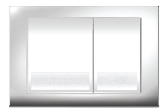 Przycisk spłukujący KK-Pol M06 do WC chrom połysk (SPP/028)