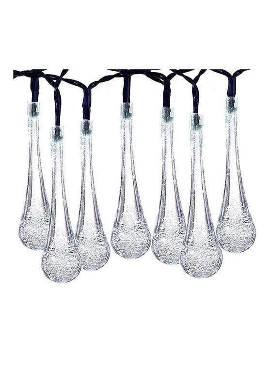 GARLAND WITH SOLAR BAT 20 LED DROP 3.35M