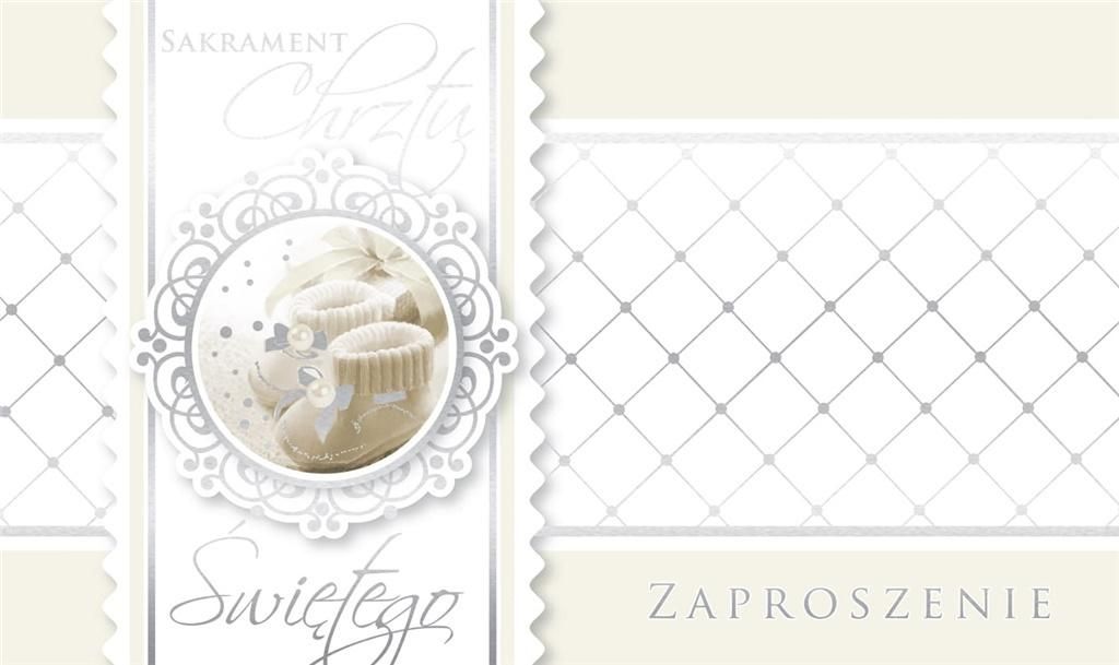 KUKARTKA Zaproszenie PMZ-033 Chrzest (5 szt.)
