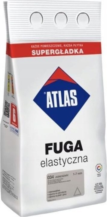 ATLAS Fuga elastyczna Atlas 3 kg jasno szara