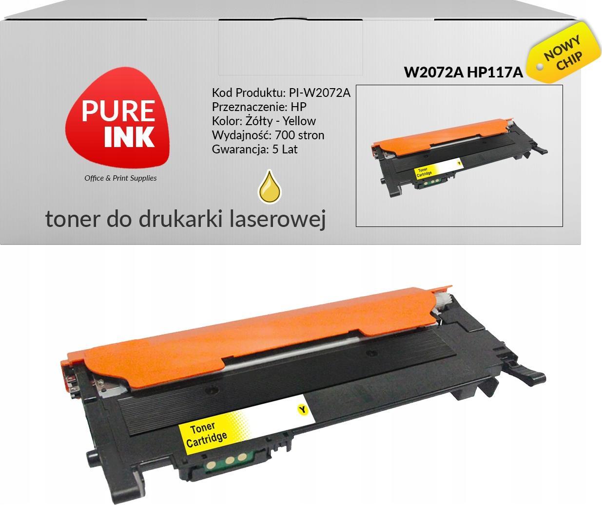 Toner Pureink Yellow Zamiennik 117A