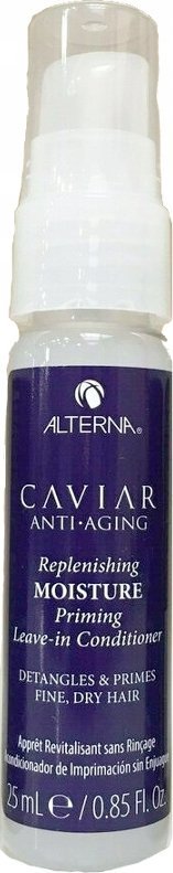 Alterna Alterna, Caviar Anti-Aging Replenishing Moisture, Caviar Extract, Hair Leave-In Conditioner, Primes & Detangles, 25 ml For Women