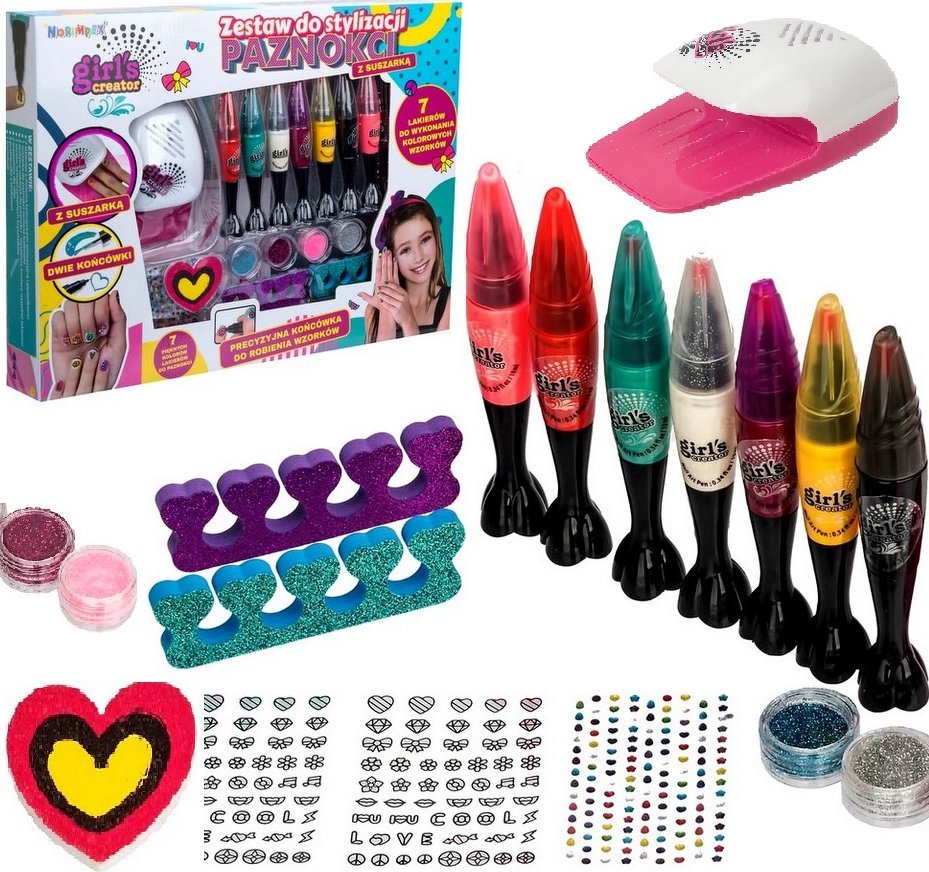 STUDIO SALON STYLIZACJI PAZNOKCI LAKIERY SUSZARKA Manicure Kosmetyki