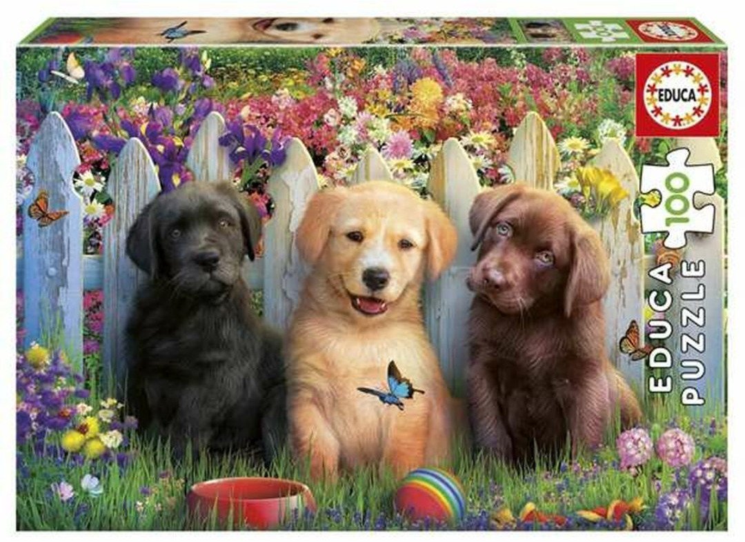 Układanka puzzle Educa Doggies 100 Części