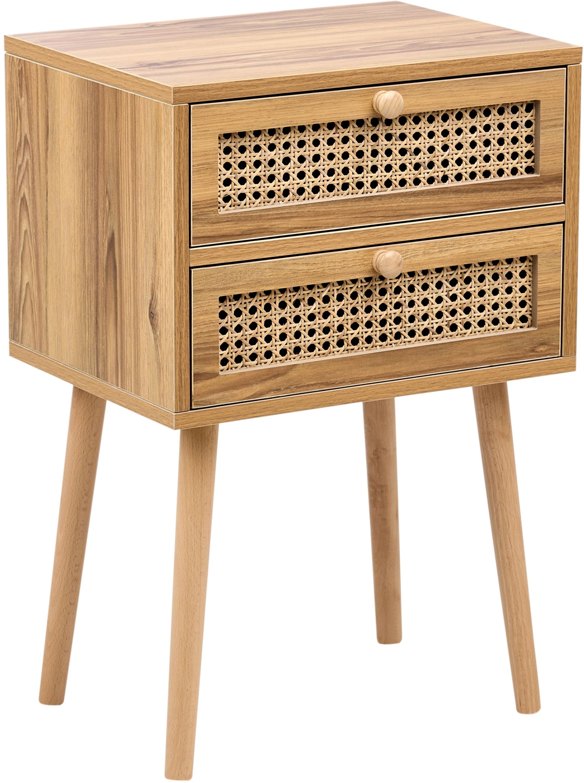 Szafka nocna BUTTE Jasnobrązowy