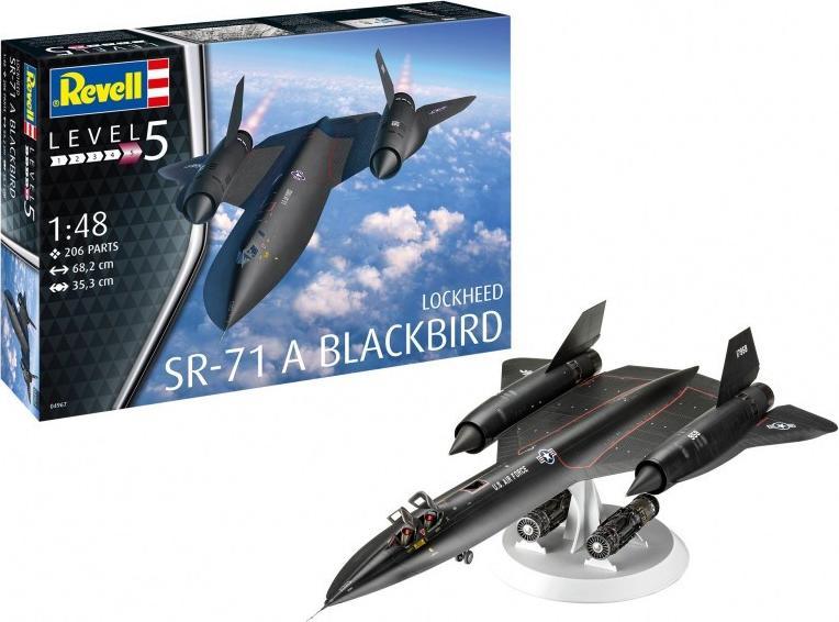 Revell Model plastikowy Lockheed SR-71 Blackbird 1/48