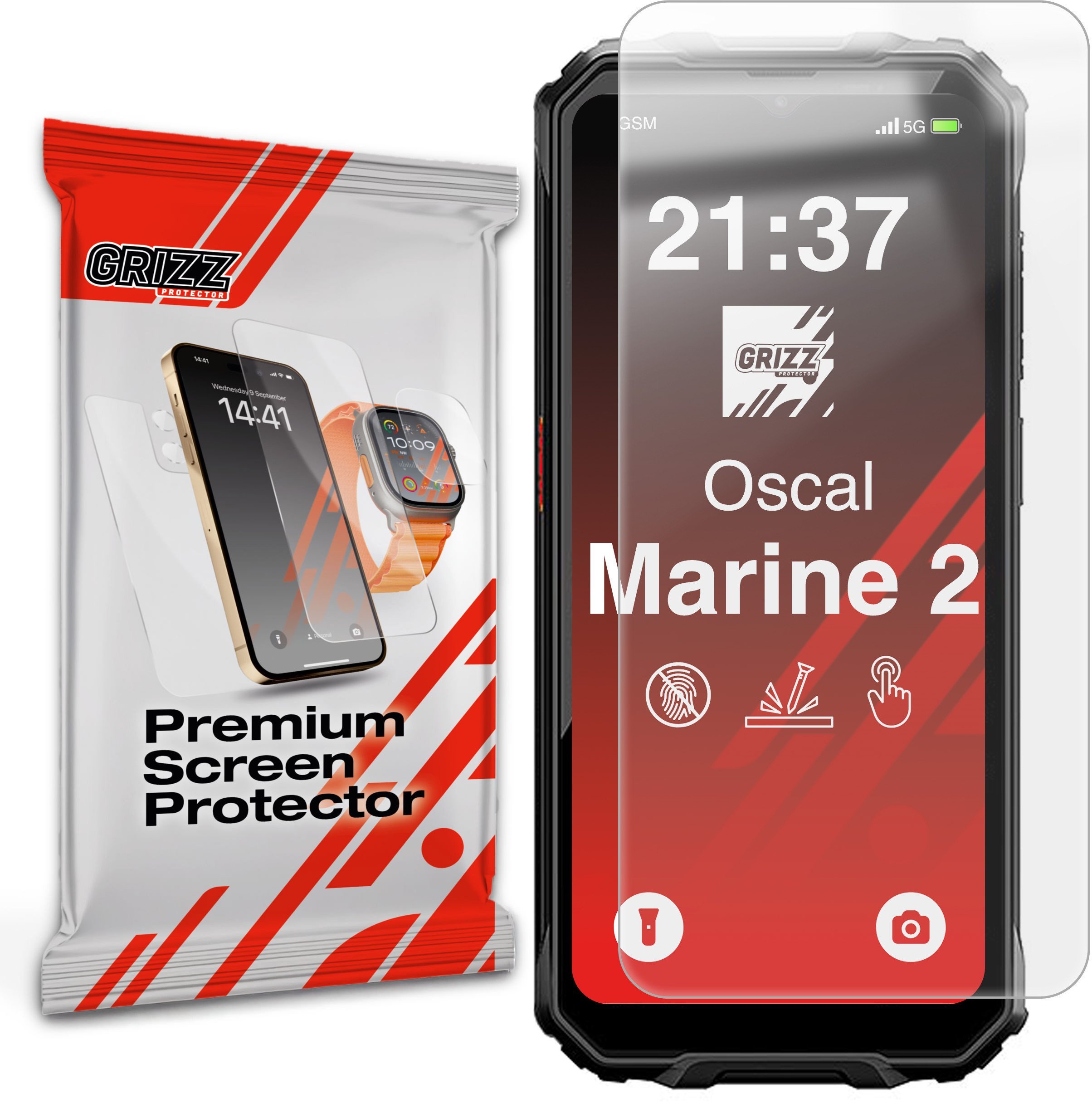 Folia matowa GrizzGlass PaperScreen do Oscal Marine 2