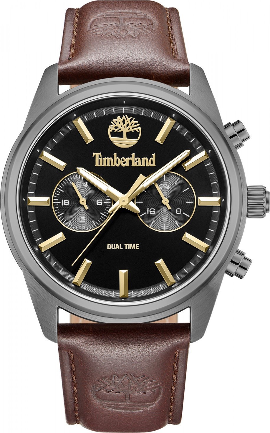 Zegarek Timberland Zegarek męski Timberland TBL.TDWGF0041201 brązowy