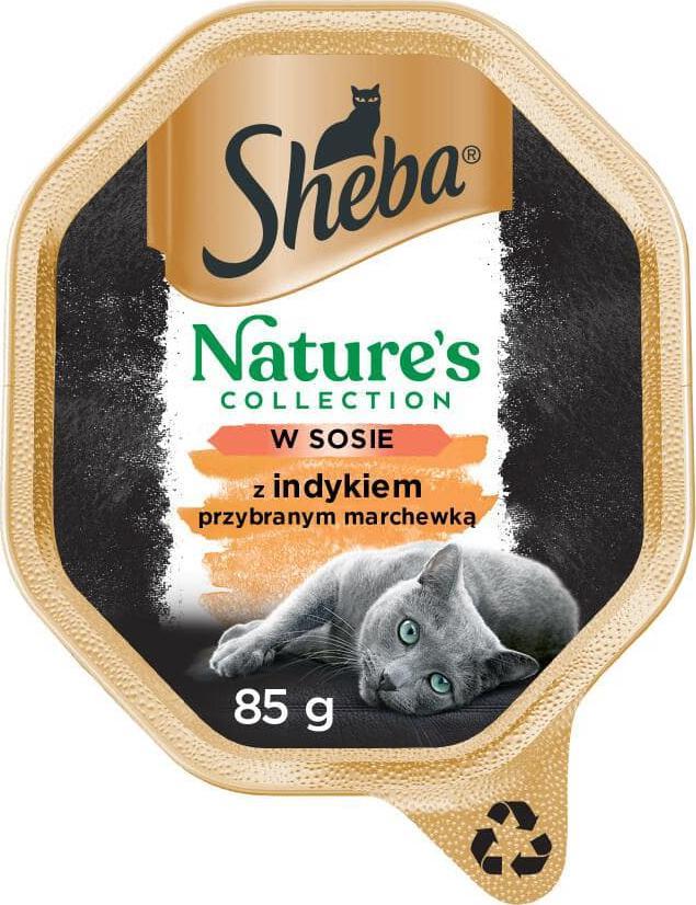 Sheba Karma Sheba Nature w sosie z indyk i marchewką 85g