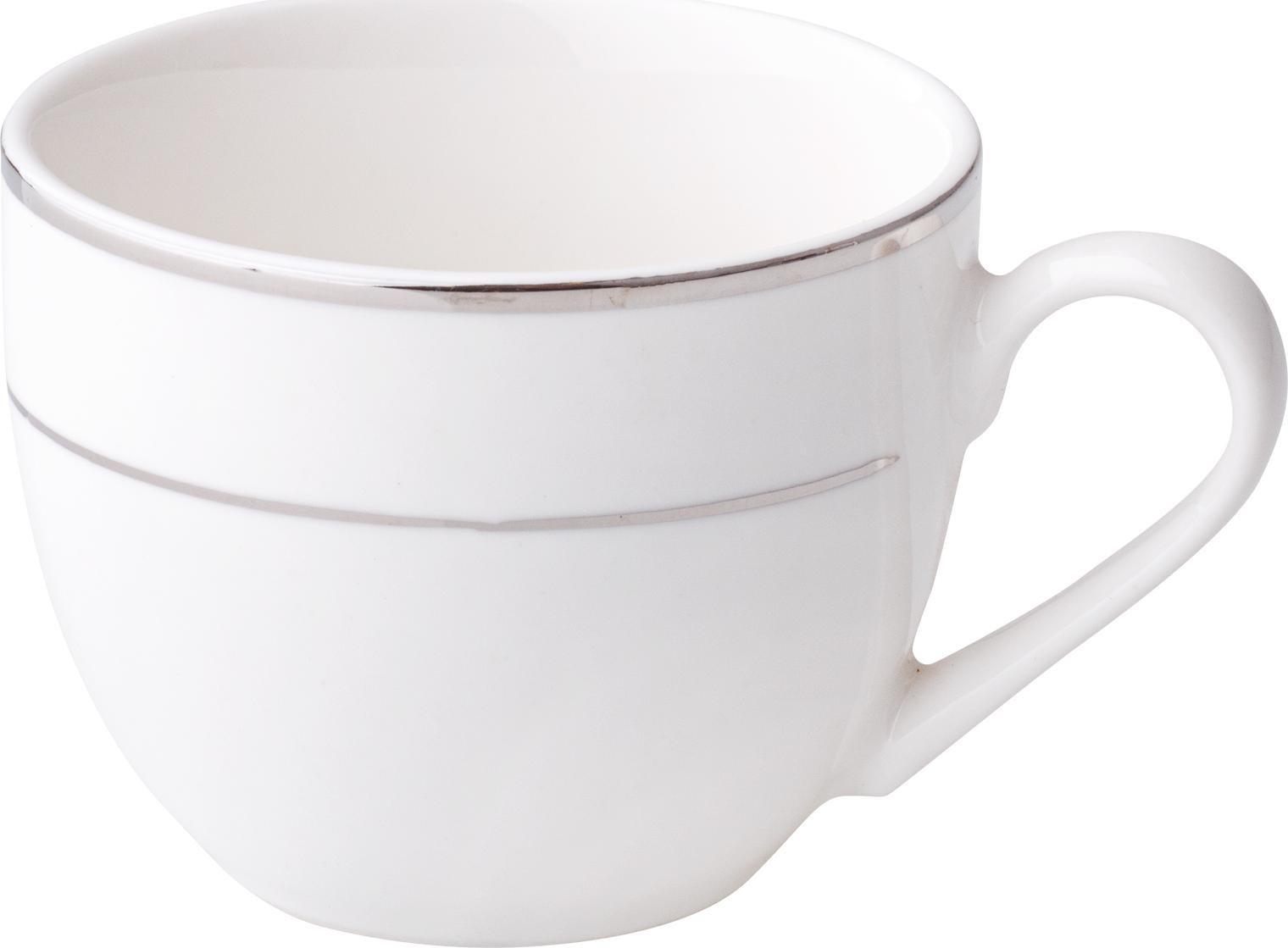 Ambition Filiżanka do espresso Aura Silver 90 ml AMBITION