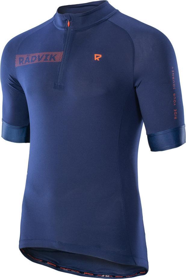 Radvik Koszulka rowerowa dziecięca Alpha Jrb niebieska rozmiar 158