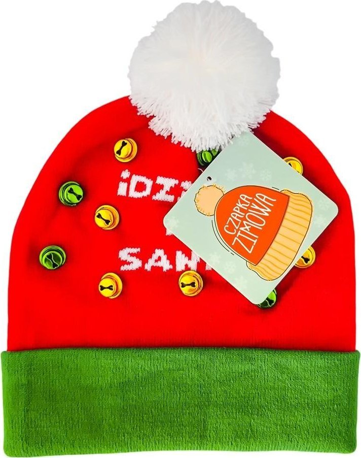 Czapka z dzwoneczkami Sanki