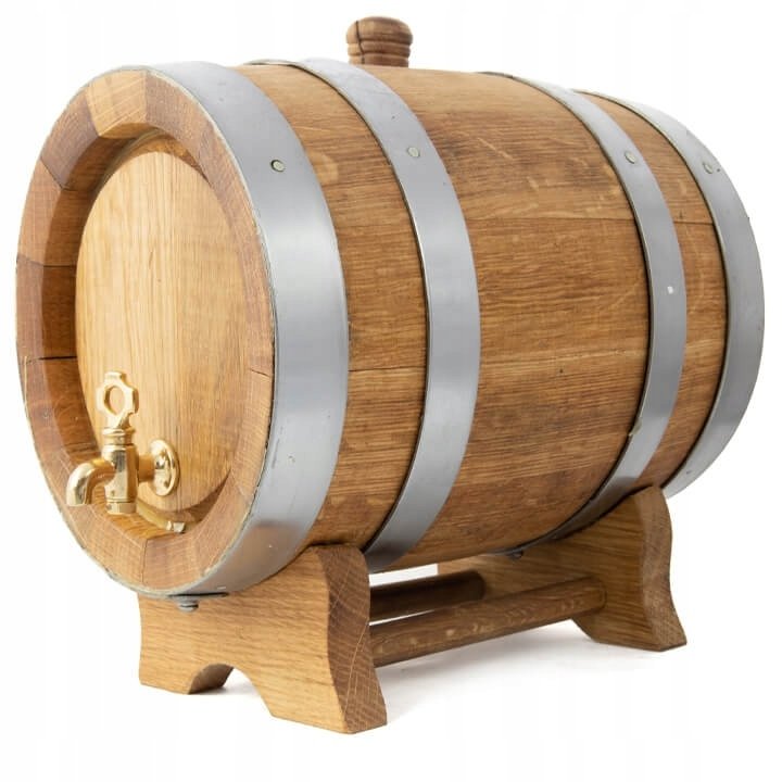 Bimberek BECZKA DĘBOWA 3L na alkohol whisky