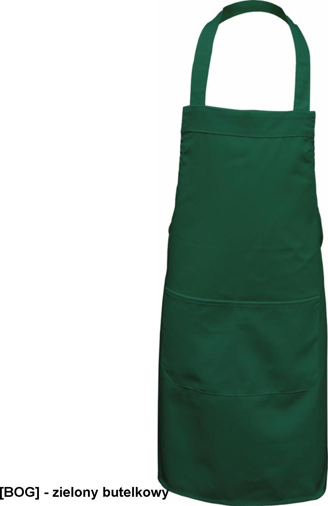 R.E.I.S. FPB-2K - Fartuch przedni: - zielony butelkowy