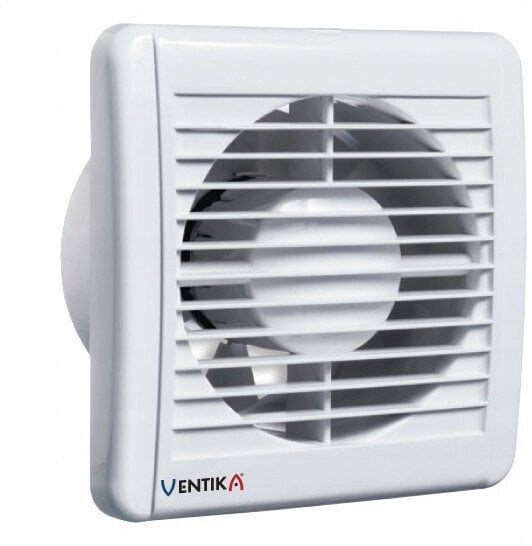 Wentylator osiowy fi 125 230V 9,4W 158m3/h 31dB łożyska kulowe z higrostatem i wyłącznikiem czasowym biały SOLID SILENT D125SRH