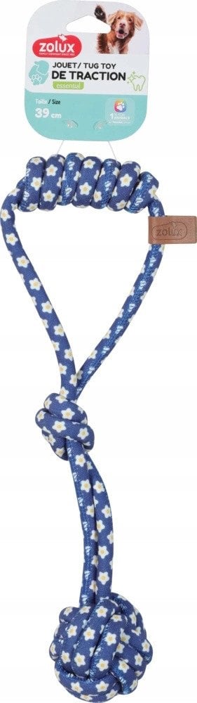 ZOLUX Zabawka dla psa szarpak węzeł sznur BLUE FLOWER 39cm